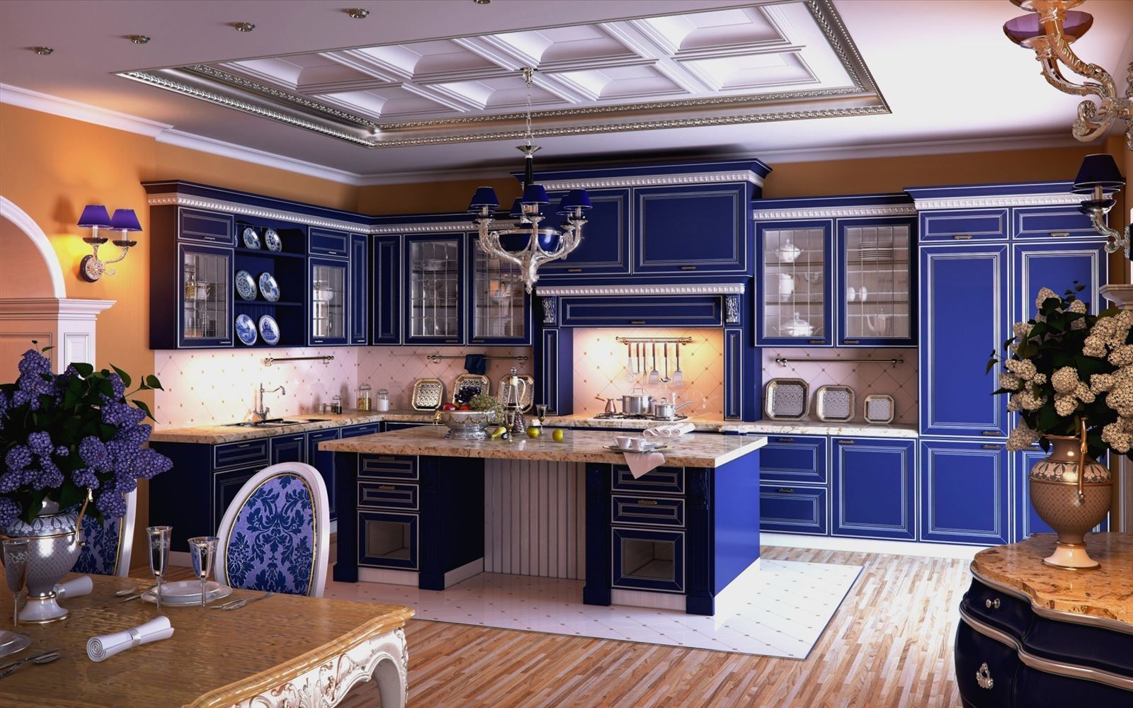 Дизайн Синей Кухни