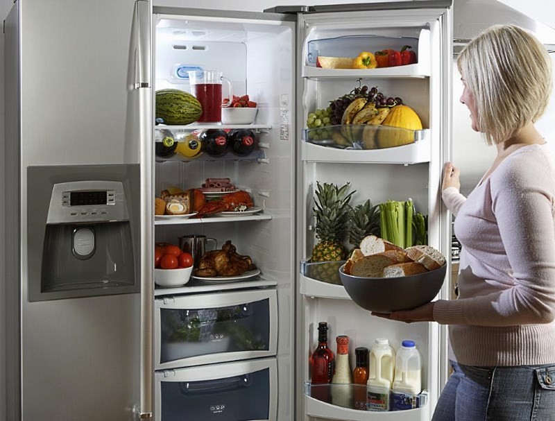 Загрузка холодильника