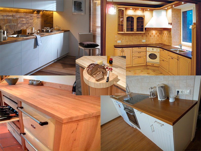 Выбираем деревянную столешницу для кухни: дизайн, плюсы и минусы, особенности ухода.