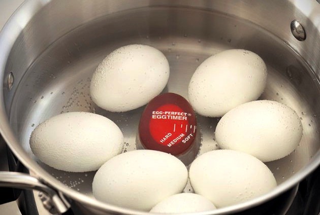 Таймер для варки яиц, меняющий цвет