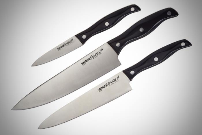Стандартный набор ножей для кухни