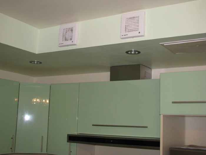 Вытяжные вентиляторы на кухне