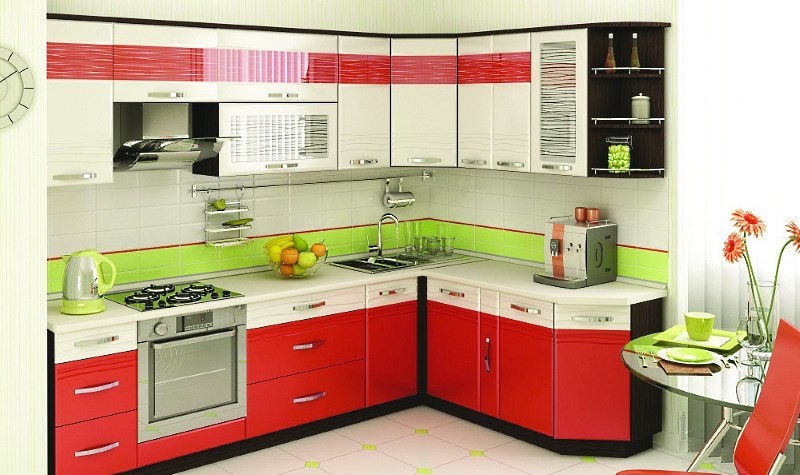 Набор кухонной мебели: комплект предметов мебели для кухни