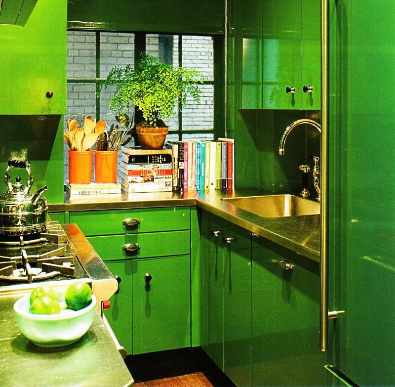 зеленая кухня