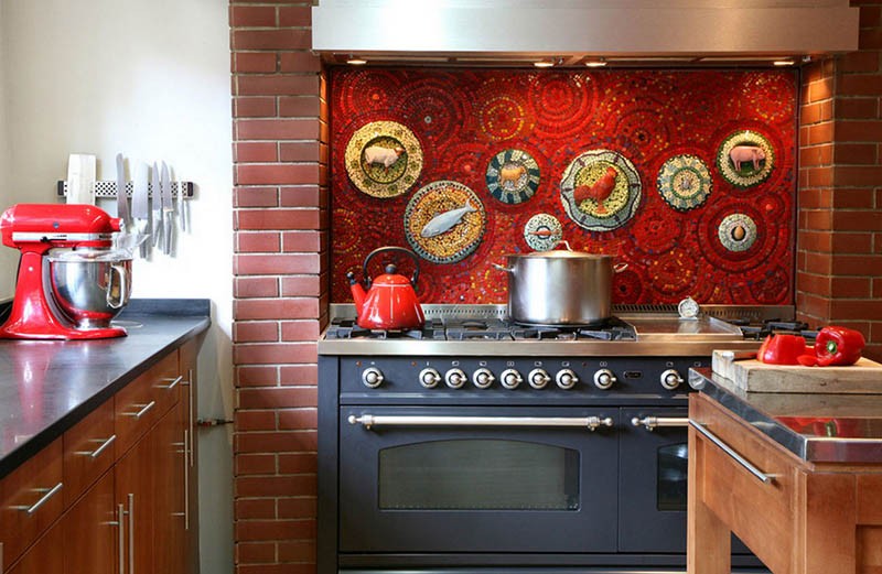 Мозаичное панно на кухню