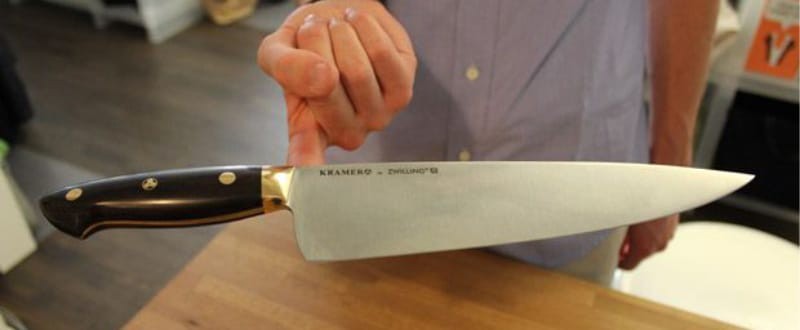 Проверка баланса ножа