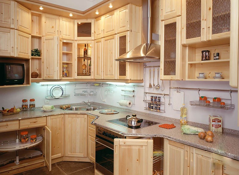 Кухонные шкафы своими руками из дерева (58 фото)